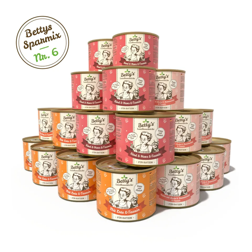 betty-s-landhausk-che-sparmix-nr-6-katzenfutter-18x200g image 1