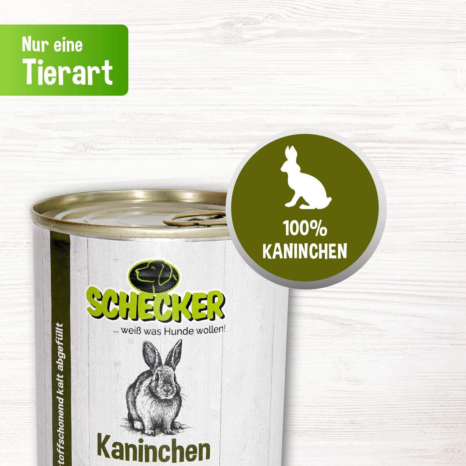 schecker-kaninchen-pur-nassfutter-hund-getreidefrei-6x410g image 2