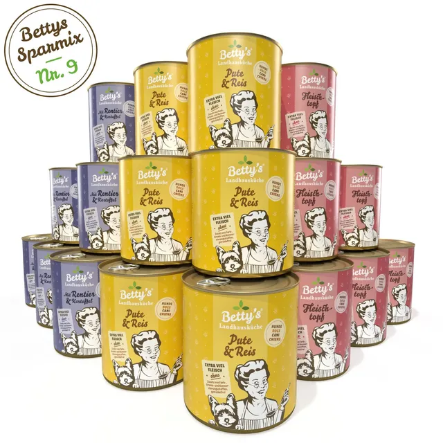 betty-s-landhausk-che-sparmix-nr-9-nassfutter-hund-18x800g image 1