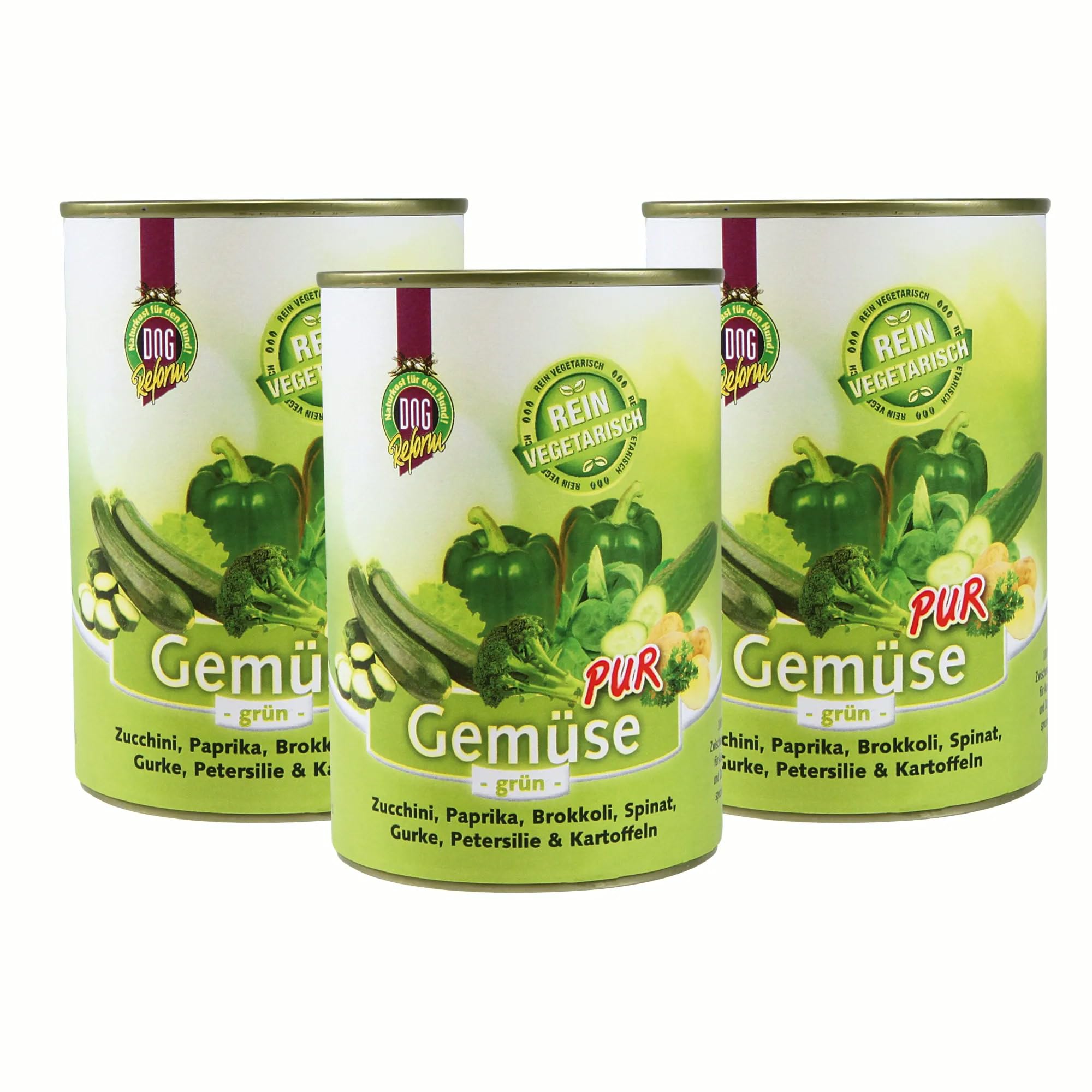 schecker-barf-gem-se-pur-gr-n-hundefutter-3x410g-getreidefrei image 1