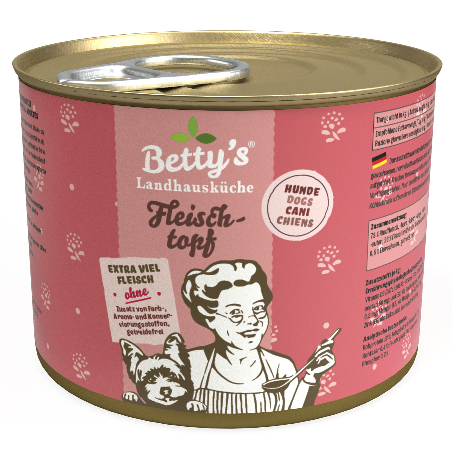 betty-s-landhausk-che-fleischtopf-hundenassfutter-200-g-rind image 1