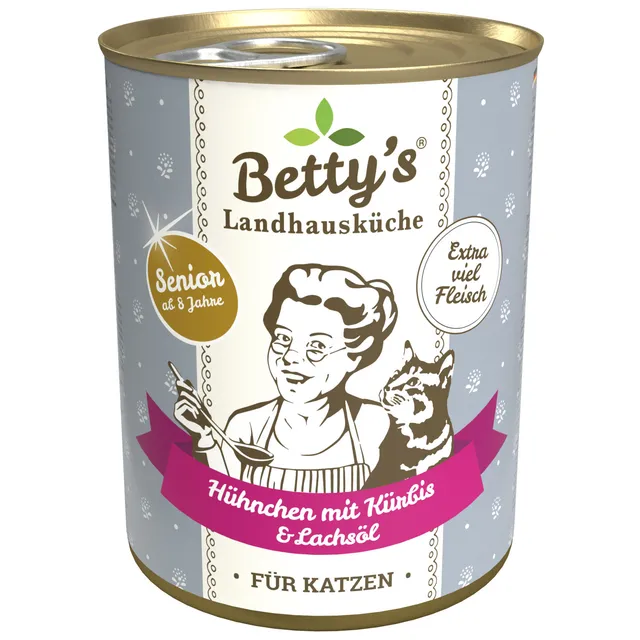betty-s-landhausk-che-senior-h-hnchen-katzenfutter-400g-k-rbis image 1