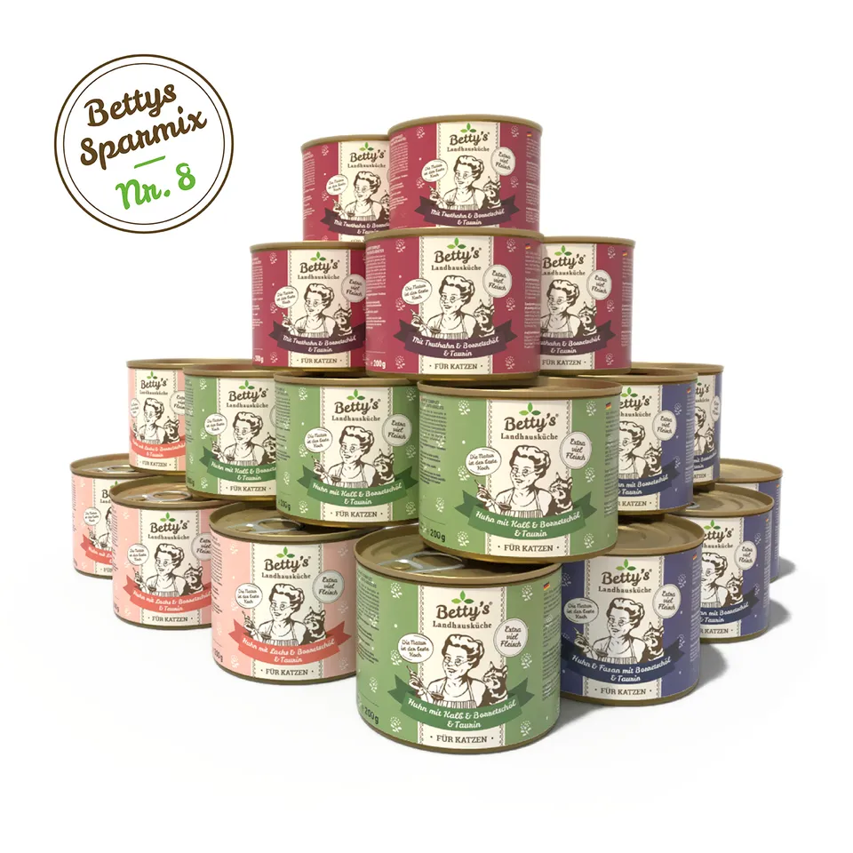 betty-s-landhausk-che-sparmix-nr-8-katzenfutter-24x200g-gefl-gel-mix image 1
