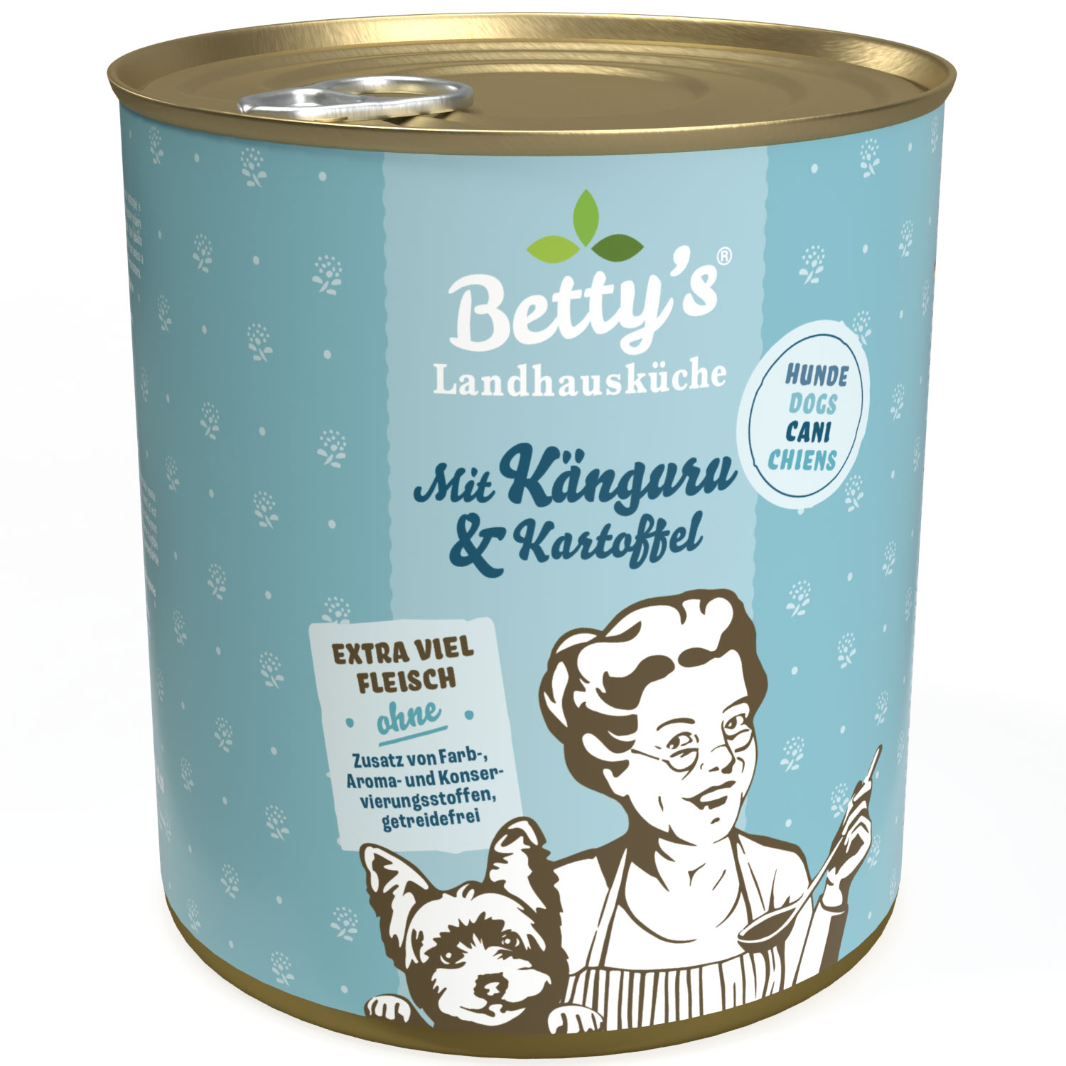 betty-s-landhausk-che-k-nguru-kartoffel-hundefutter-800g image 1