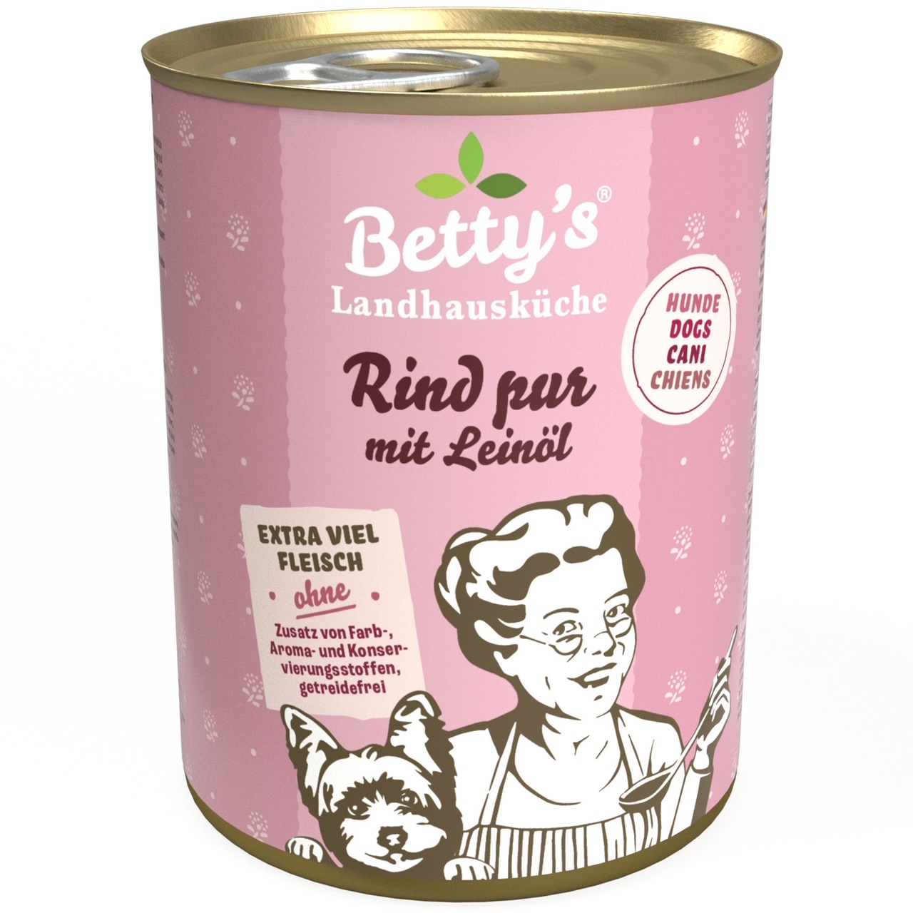 betty-s-landhausk-che-rind-pur-nassfutter-400g-mit-lein-l image 1
