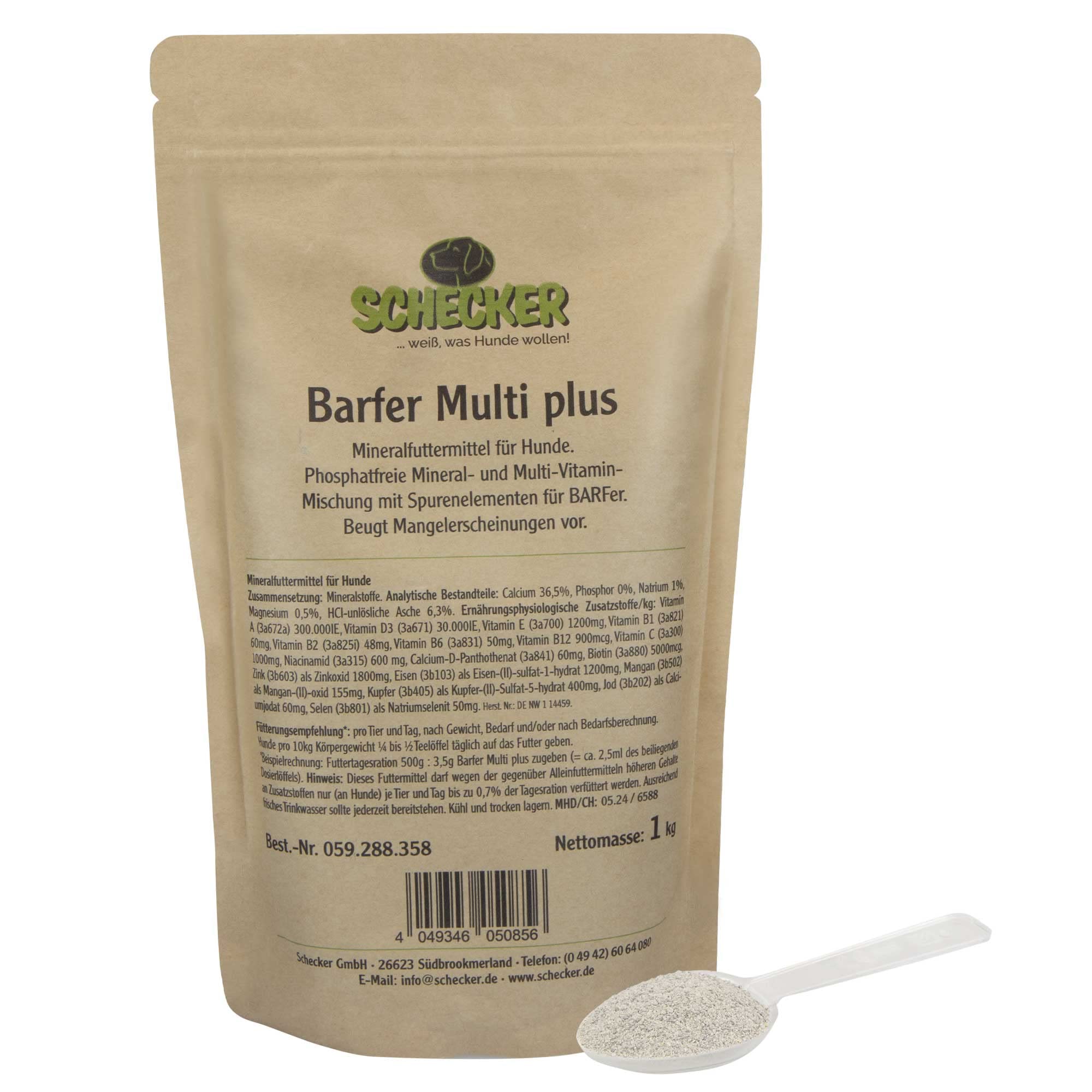 schecker-barfer-multi-plus-mineralpulver-1000-g-phosphatfrei image 1