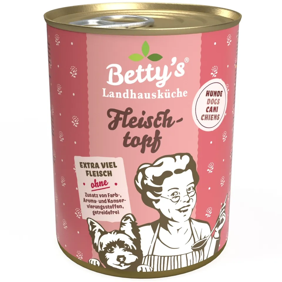 betty-s-landhausk-che-fleischtopf-hundefutter-rind-400g-hoher-fleischanteil image 1