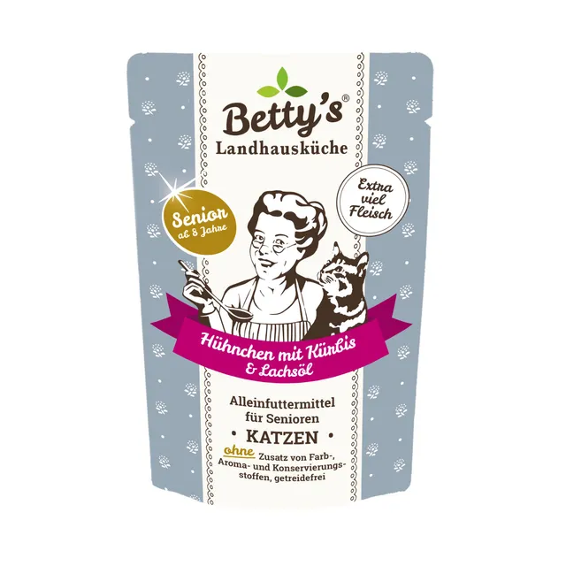 betty-s-landhausk-che-senior-katzenfutter-100g-h-hnchen-k-rbis image 1