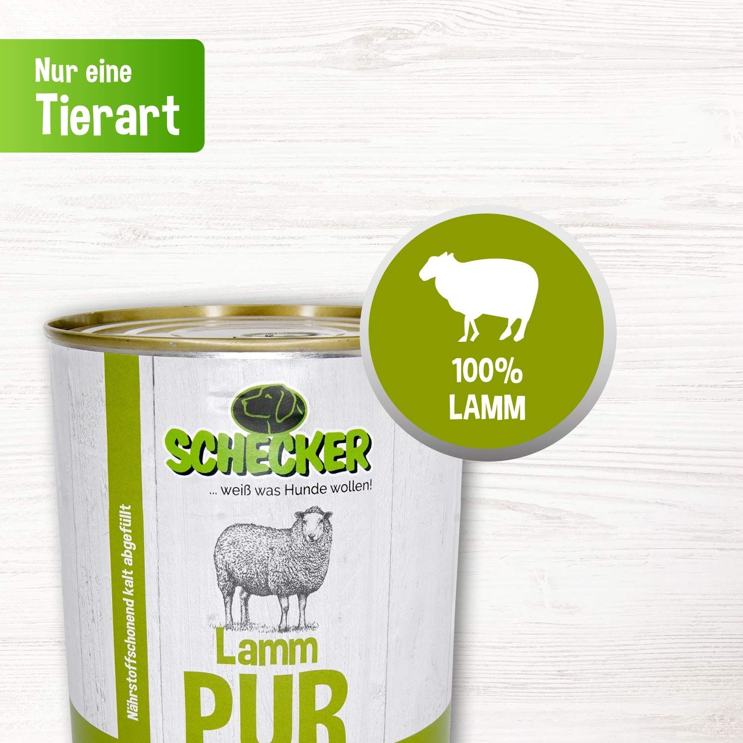 schecker-lamm-pur-nassfutter-6x410g-getreidefrei-hypoallergen image 2