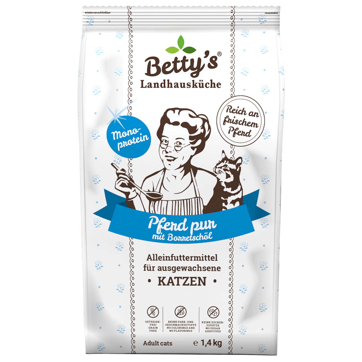 betty-s-landhausk-che-pferd-pur-katzen-trockenfutter-1-4kg-monoprotein image 1