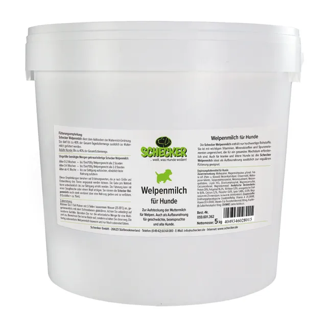 schecker-dogreform-welpenmilch-pulver-5-kg-aufzuchtmilch image 1