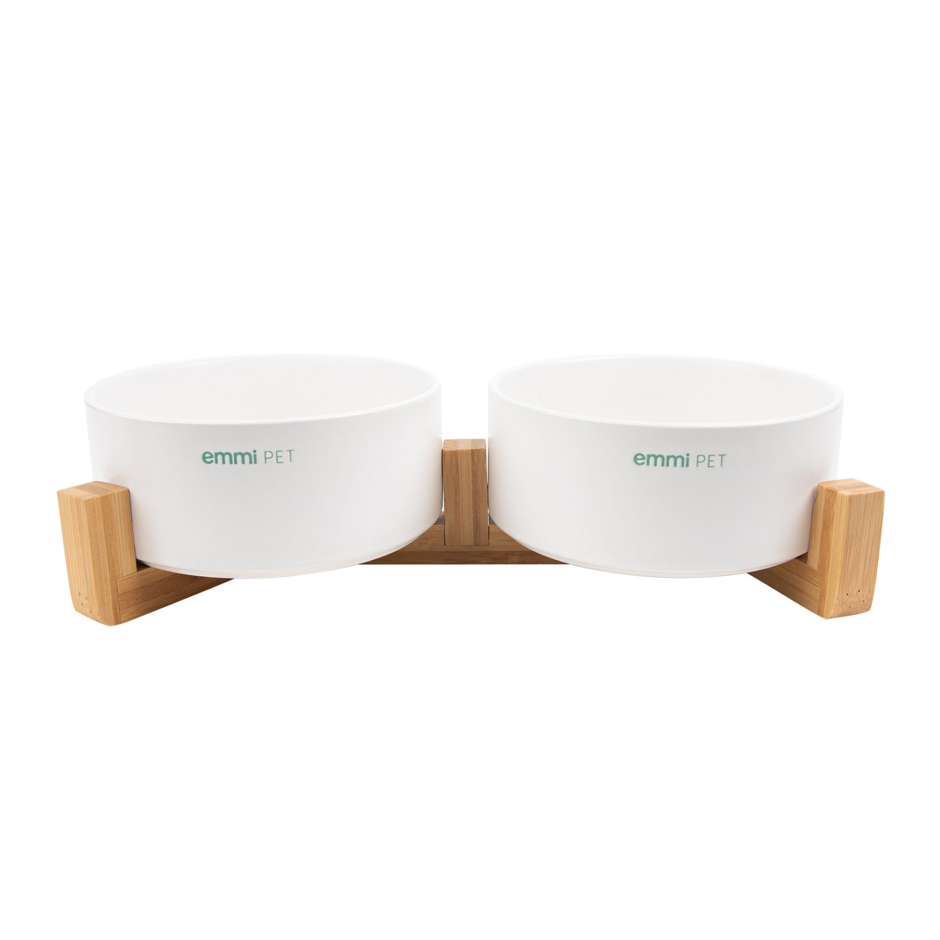 emmi-pet-tierbedarf-ceramic-bowl-hundenapf-2x750ml-mit-gestell image 1