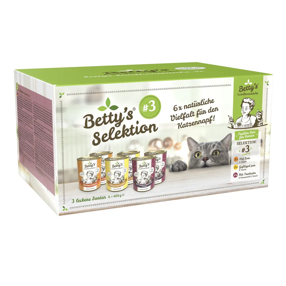 betty-s-landhausk-che-selektion-nr-3-katzenfutter-6x400g-mixpaket image 1