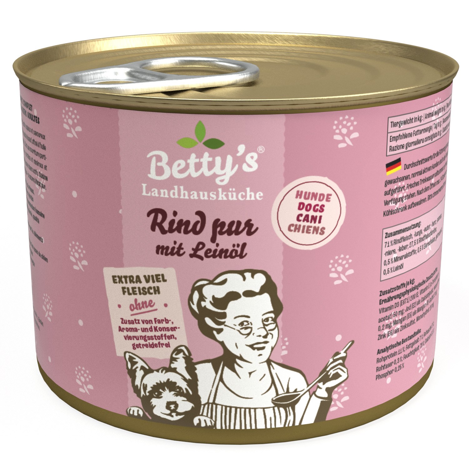 betty-s-landhausk-che-rind-pur-nassfutter-hund-200g-mit-lein-l image 1