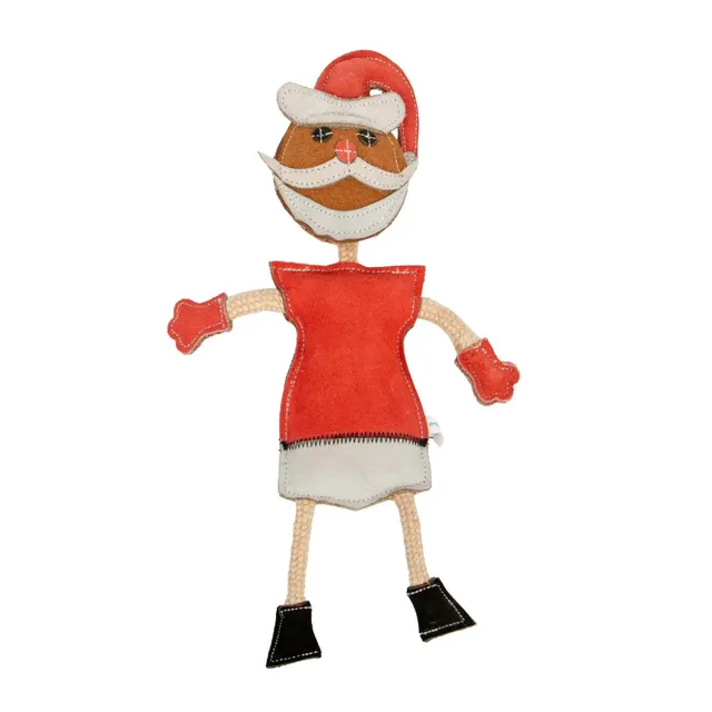 emmi-pet-tierbedarf-weihnachten-santa-hundespielzeug-wildleder image 1