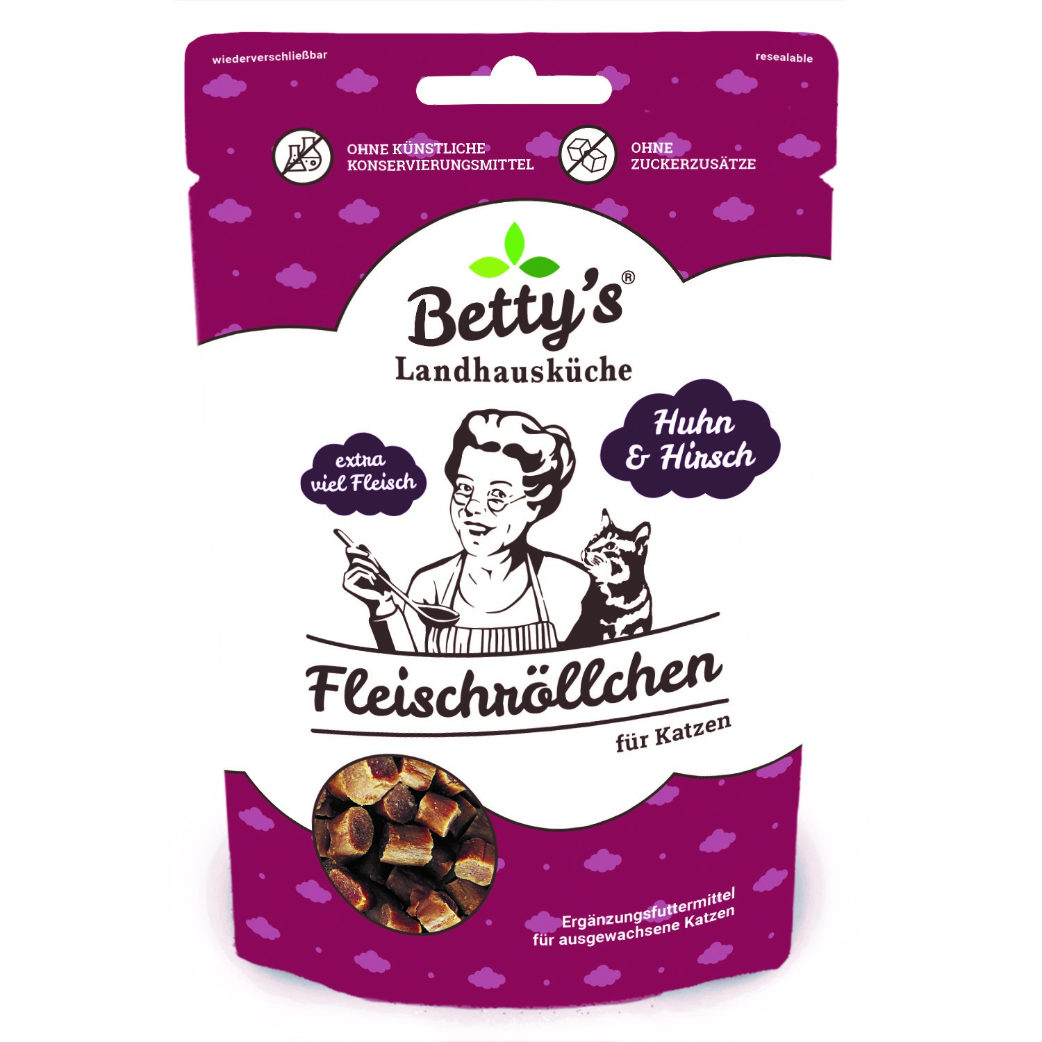 betty-s-landhausk-che-fleischr-llchen-katzensnack-huhn-hirsch image 1