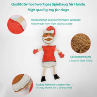 emmi-pet-weihnachtsmann-hundespielzeug-wildleder-ohne-quietscher image 3