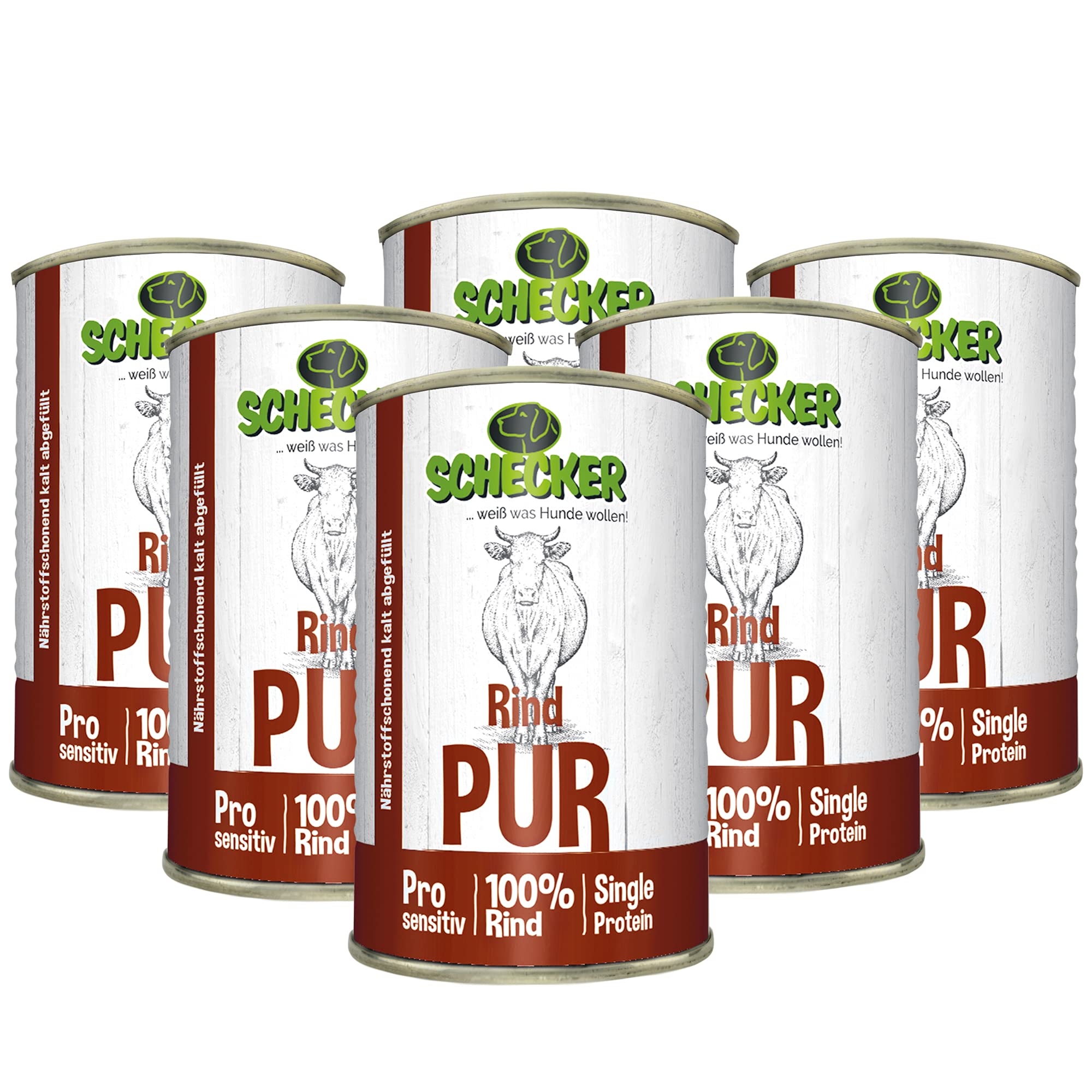 schecker-rind-pur-nassfutter-hund-rindfleisch-6x410g-monoprotein image 6