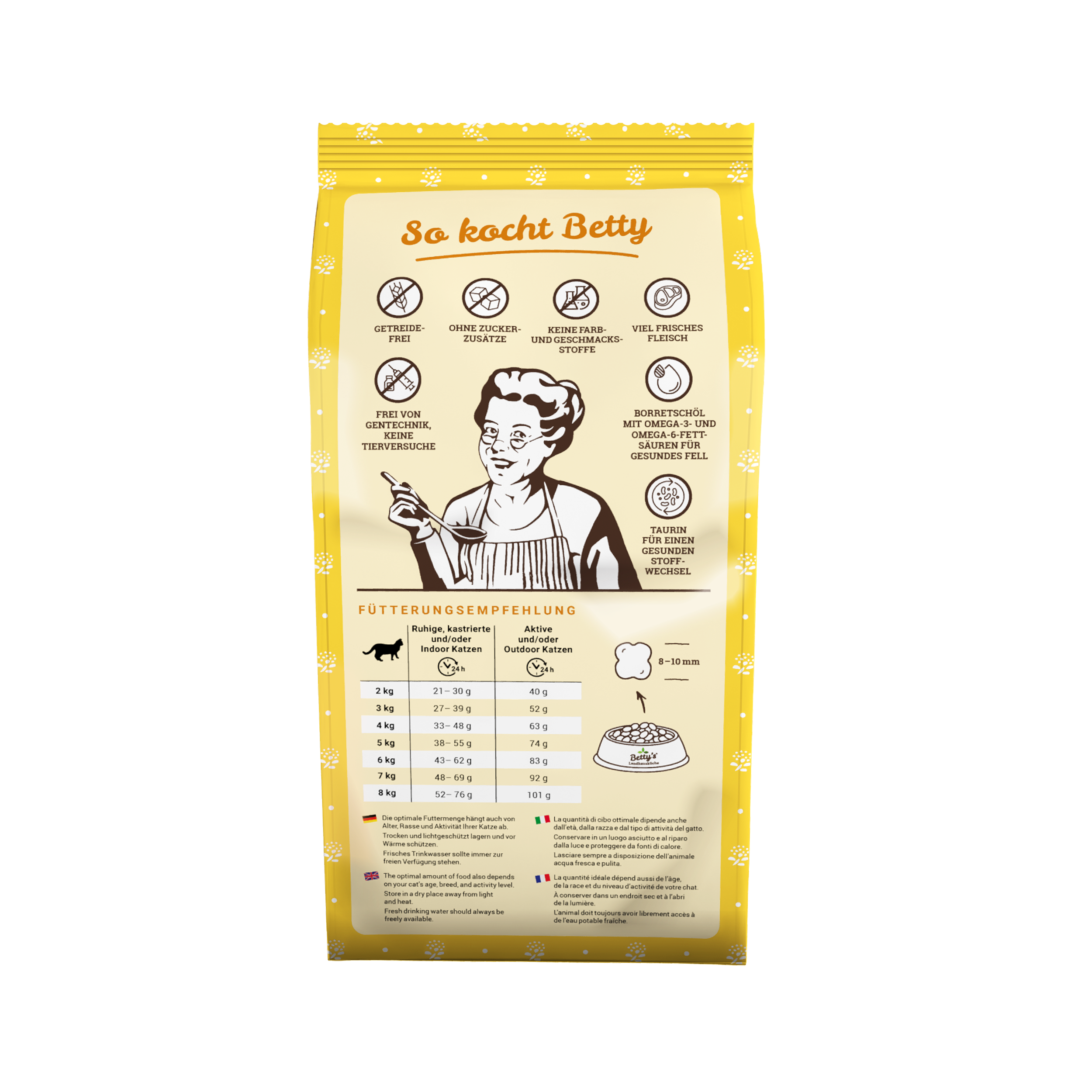 betty-s-landhausk-che-adult-gefl-gel-pur-trockenfutter-katze-300g image 2