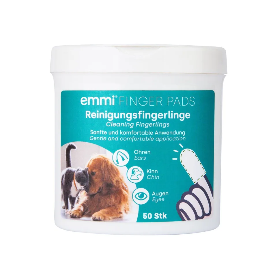 emmi-pet-zahnpflege-reinigungs-fingerlinge-vlies-f-r-ohren-augen image 1