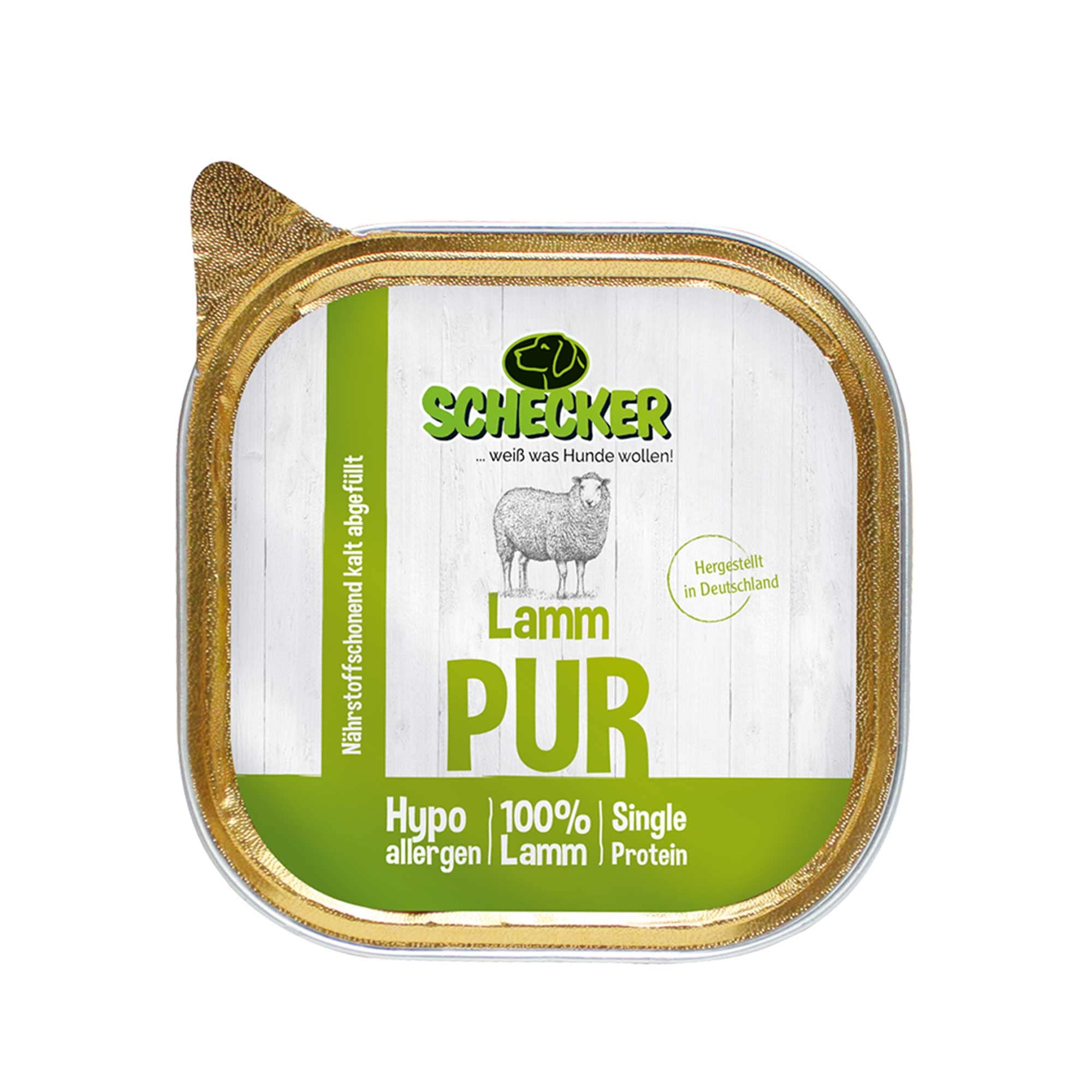 schecker-lamm-pur-nassfutter-6x410g-getreidefrei-hypoallergen image 4