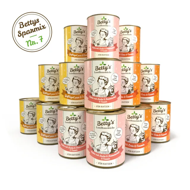 betty-s-landhausk-che-sparmix-nr-7-katzenfutter-mix-18x400g-gefl-gel image 1