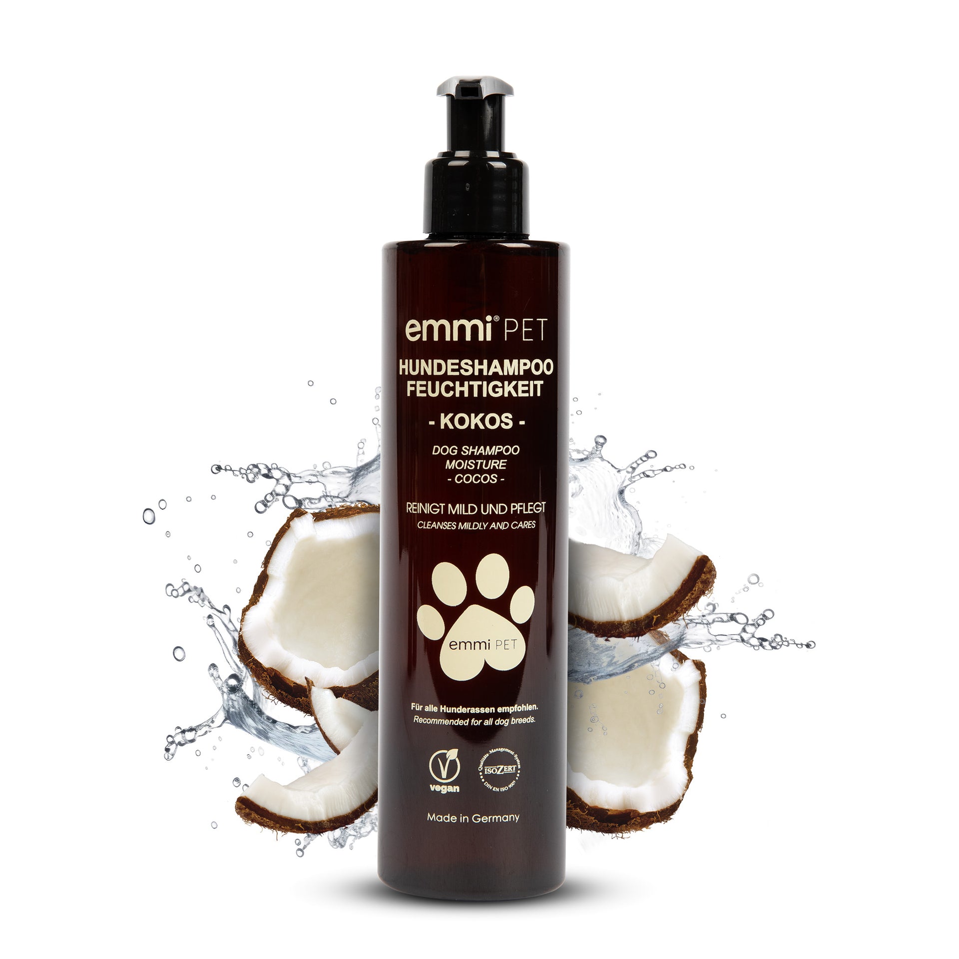 emmi-pet-moisture-coconut-hundeshampoo-kokos-250-ml-feuchtigkeitsspendend image 1