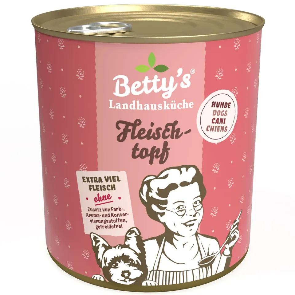 betty-s-landhausk-che-fleischtopf-hundefutter-rind-800g-dose image 1