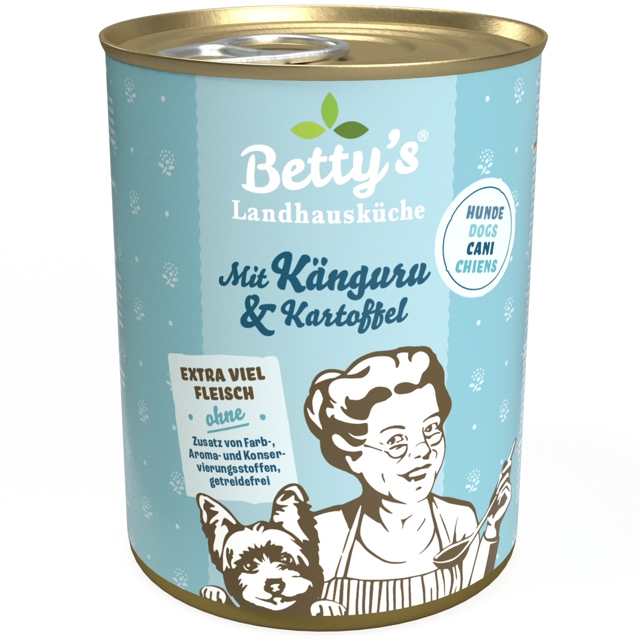 betty-s-landhausk-che-k-nguru-kartoffel-hundefutter-nass-400g image 1