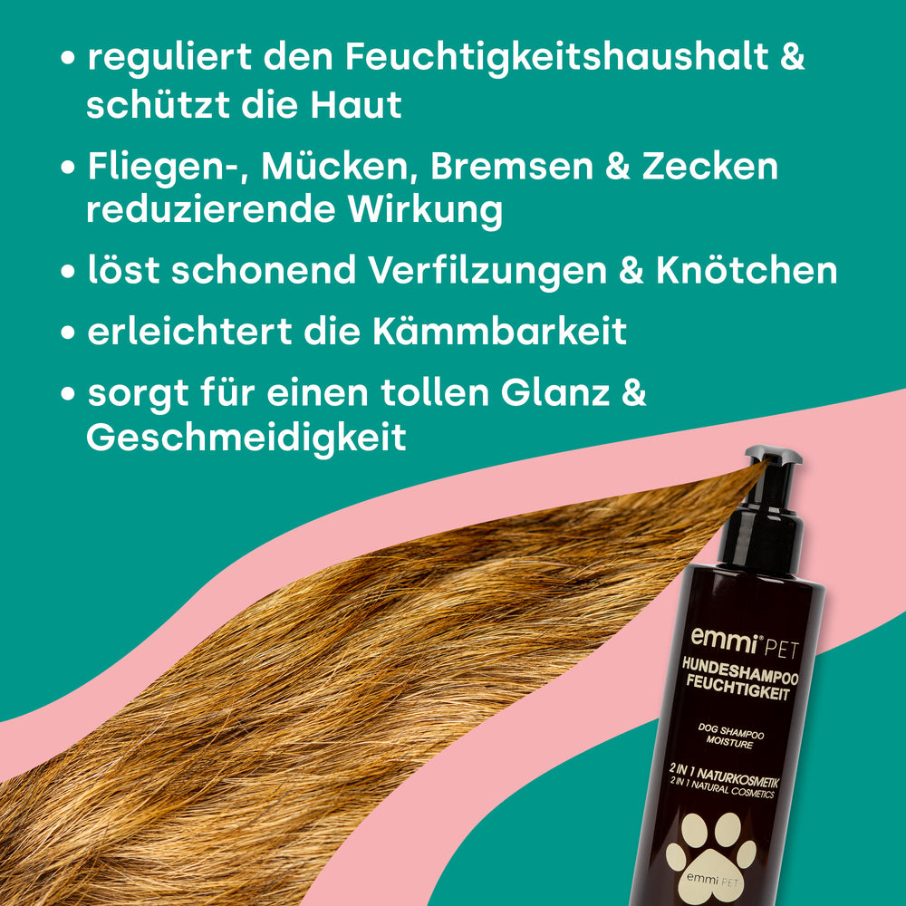 emmi-pet-pflege-hundeshampoo-2in1-feuchtigkeit-natur-250ml image 3