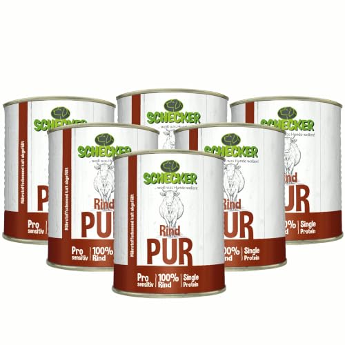schecker-rind-pur-nassfutter-hund-rindfleisch-6x410g-monoprotein image 7