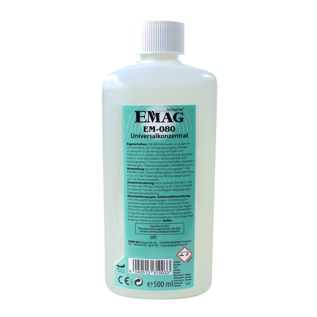 em-080-universal-reinigungskonzentrat-ultraschallreiniger-250ml image 1