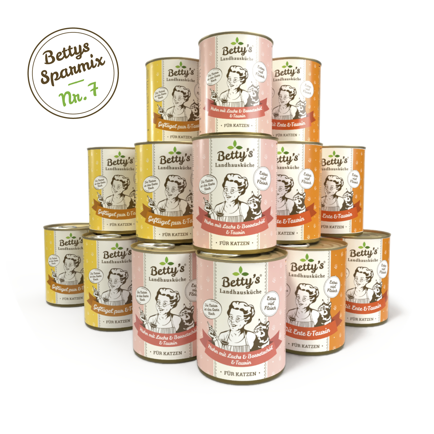 betty-s-landhausk-che-sparmix-nr-7-katzenfutter-mix-18x400g-gefl-gel image 1