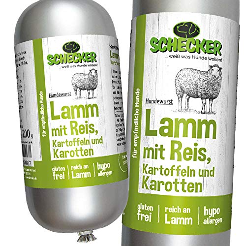 schecker-hundewurst-lamm-nassfutter-6x200g-glutenfrei image 8