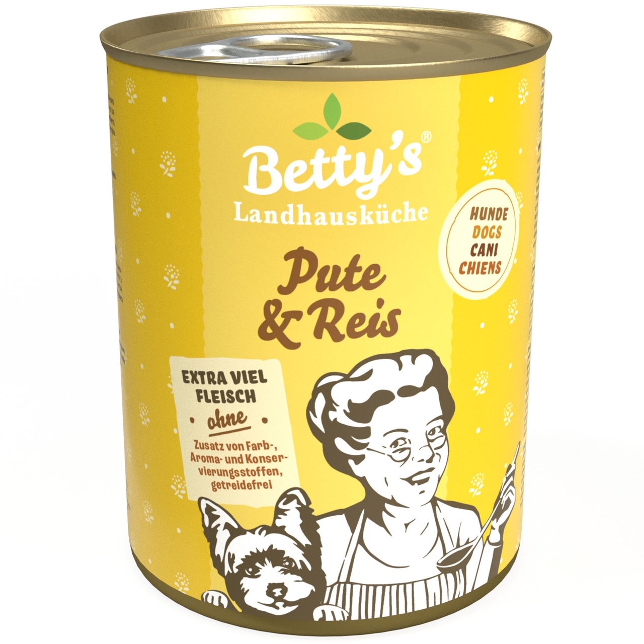 betty-s-landhausk-che-pute-reis-hundefutter-400g-verdaulich image 1