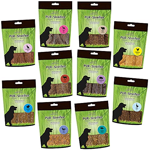 schecker-pur-fleisch-streifen-hundesnacks-testpaket-getreidefrei-12cm image 4