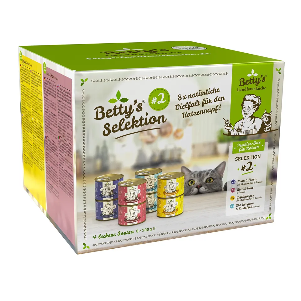 betty-s-landhausk-che-selektion-nr-2-katzenfutter-8x200g-mixpaket image 1