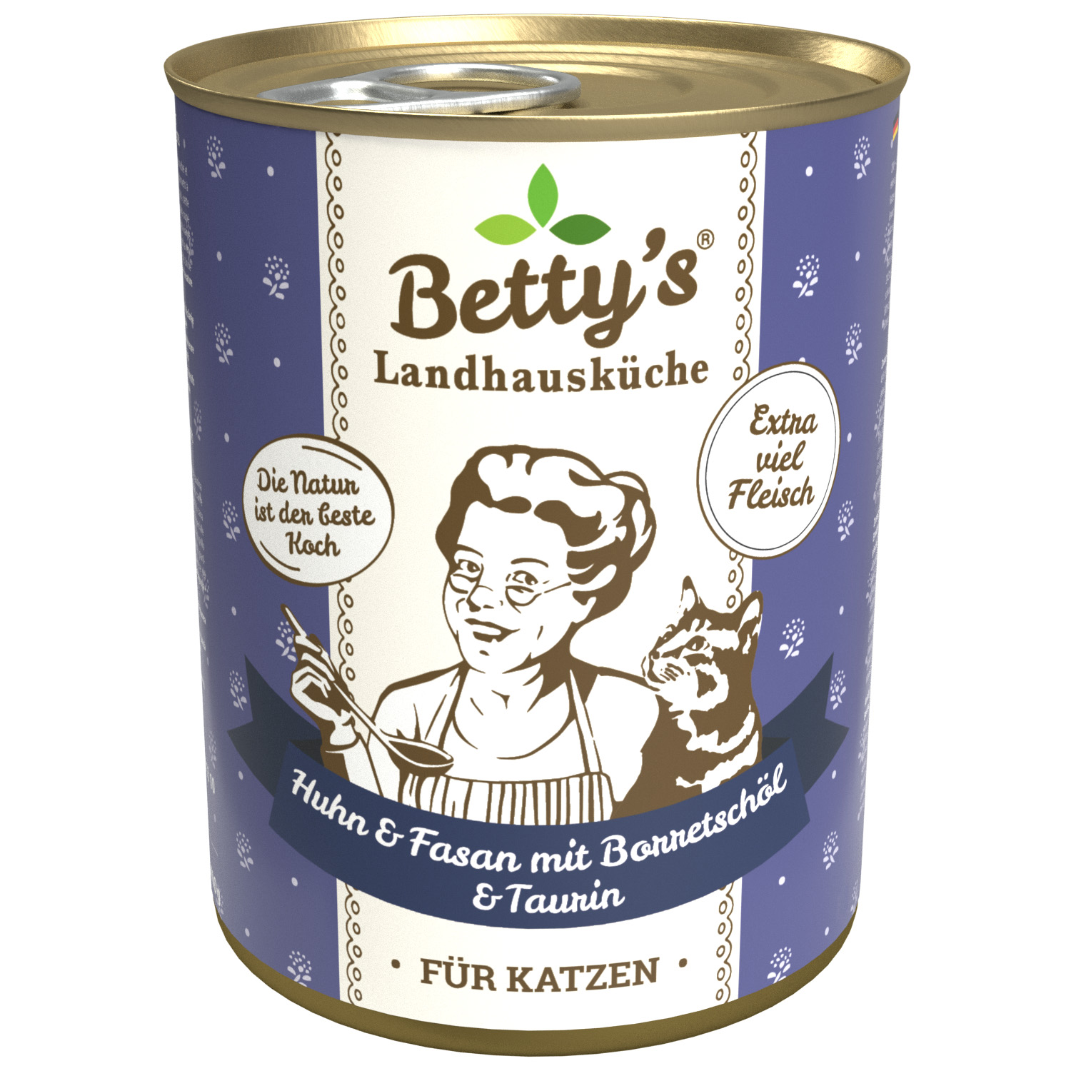 betty-s-landhausk-che-huhn-fasan-katzenfutter-400g-borretsch-l image 1