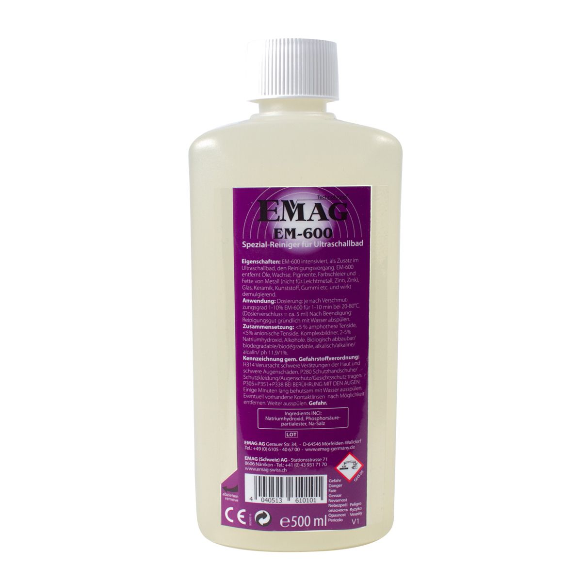 emmi-pet-em-600-spezialreiniger-konzentrat-500-ml-ultraschall image 1