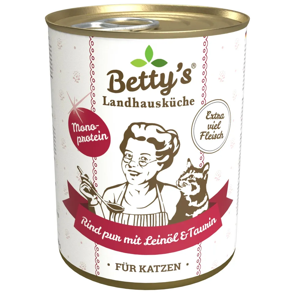 betty-s-landhausk-che-rind-pur-katzenfutter-400g-mit-lein-l image 1
