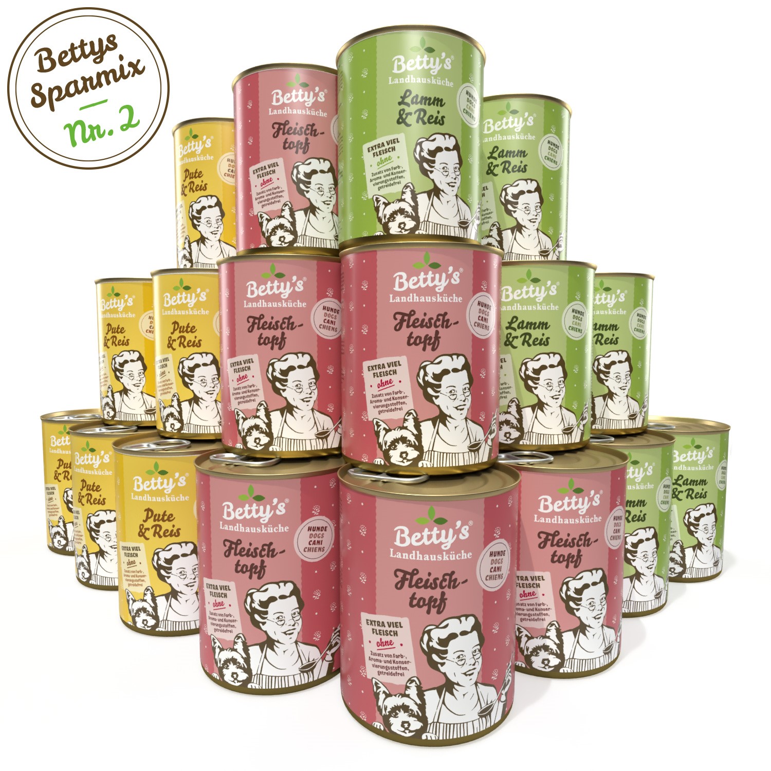 betty-s-landhausk-che-sparmix-nr-2-hundefutter-18x400g-mix image 1