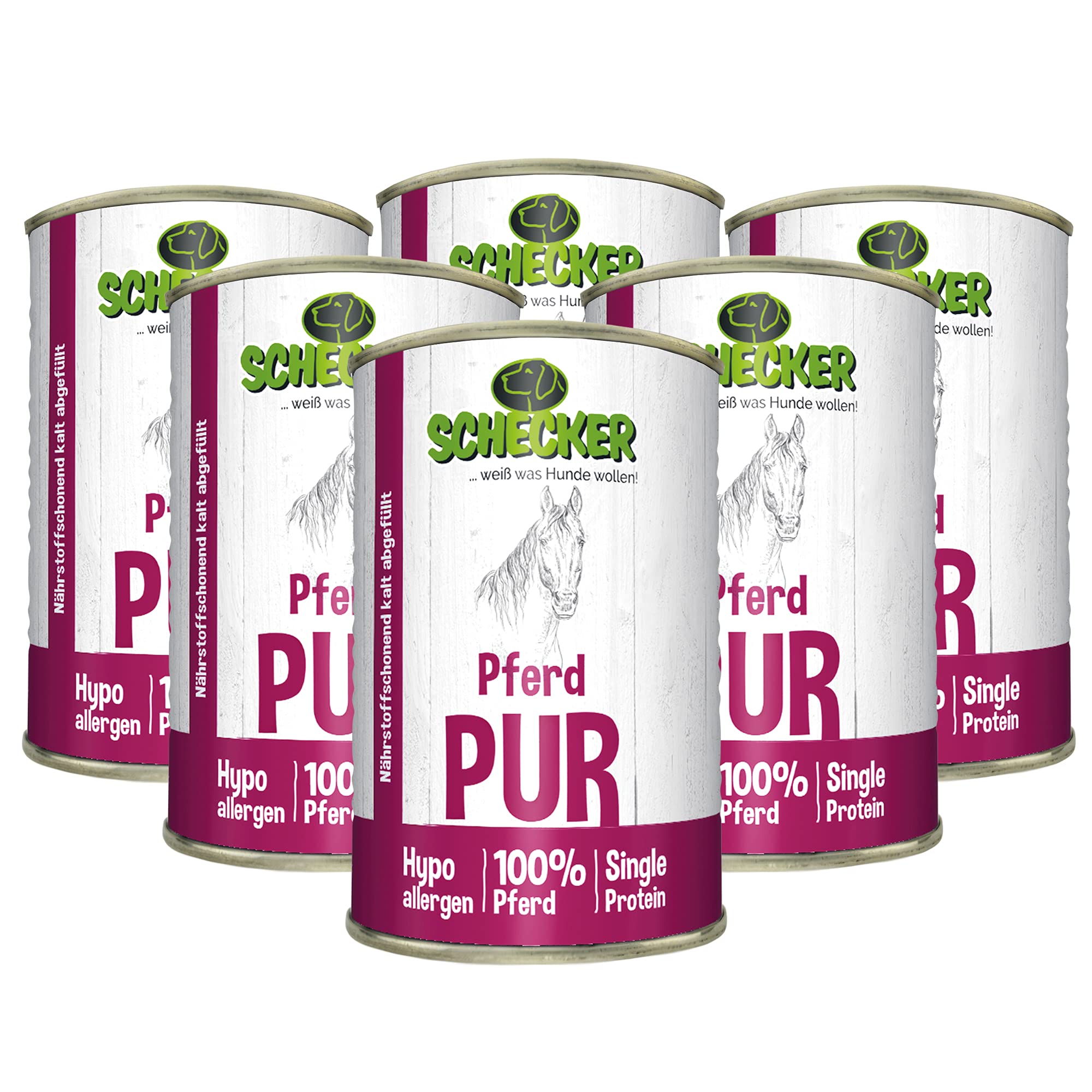 schecker-pferd-pur-nassfutter-6-x-410-g-getreidefrei image 6