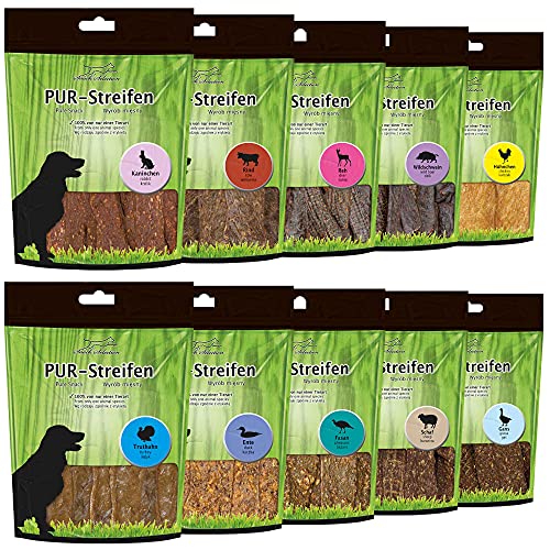 schecker-pur-fleisch-streifen-hundesnacks-testpaket-getreidefrei-12cm image 3