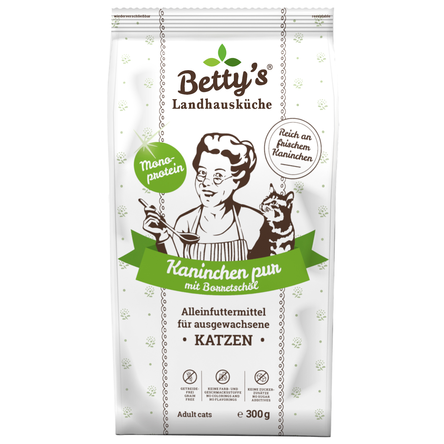 betty-s-landhausk-che-katze-adult-kaninchen-pur-300g image 1