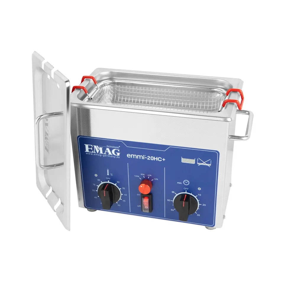 emmi-pet-20hc-plus-ultraschallreiniger-edelstahl-2-6-l-mit-heizung image 1