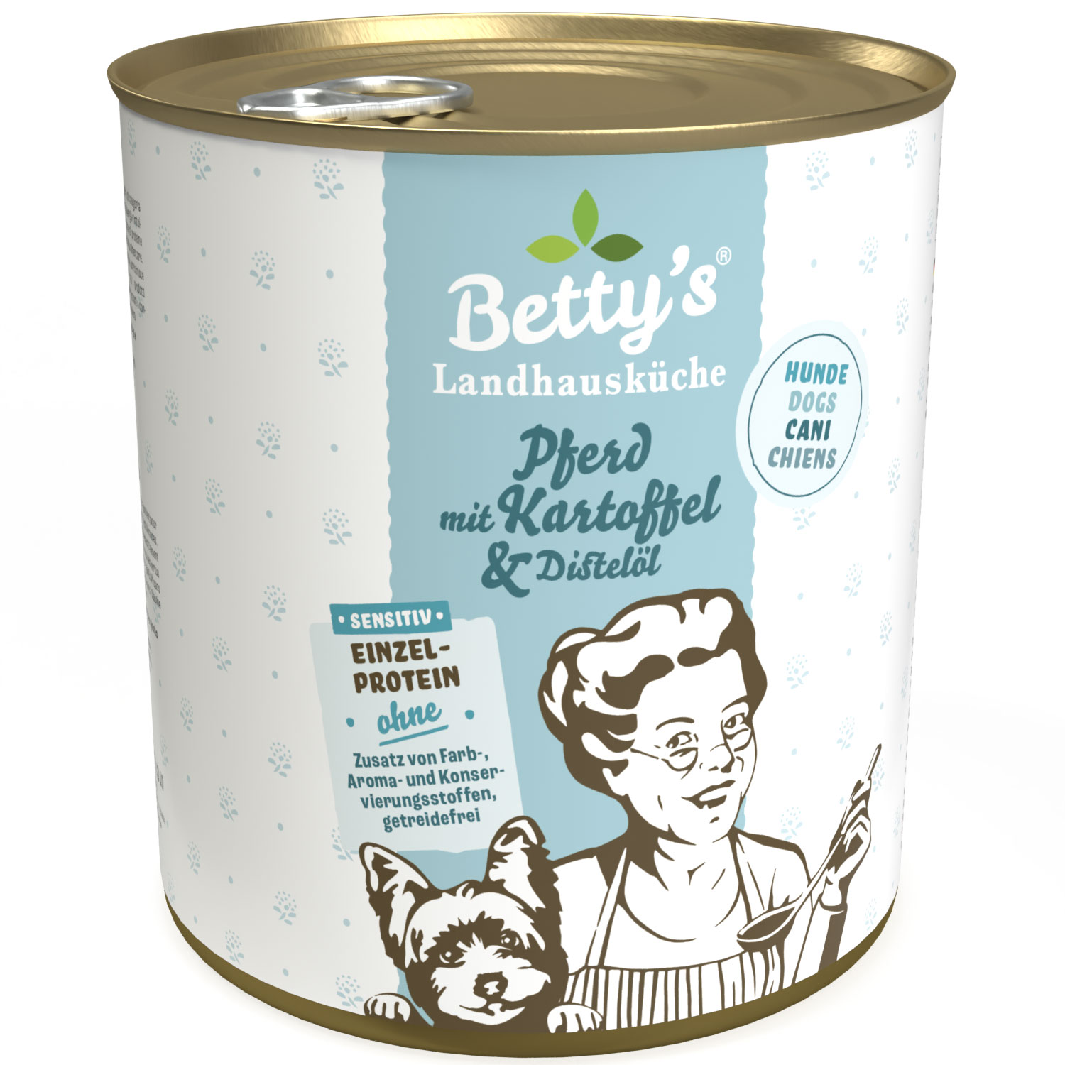 betty-s-landhausk-che-sensitiv-pferd-hundefutter-800g image 1