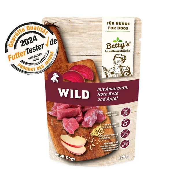 betty-s-landhausk-che-frischebeutel-wild-hundefutter-125g-rote-bete image 1
