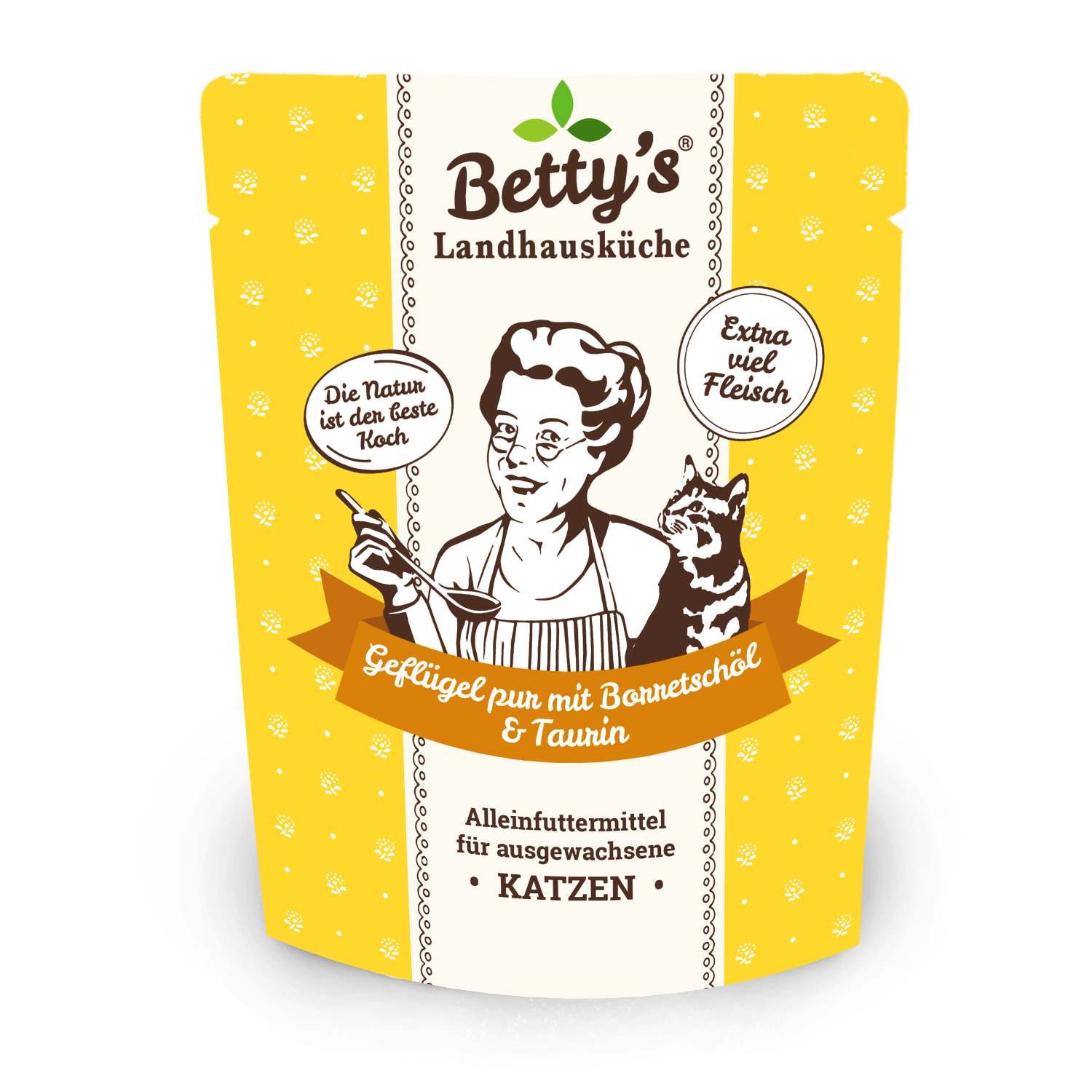 betty-s-landhausk-che-gefl-gel-pur-katzenfutter-beutel-250g image 1