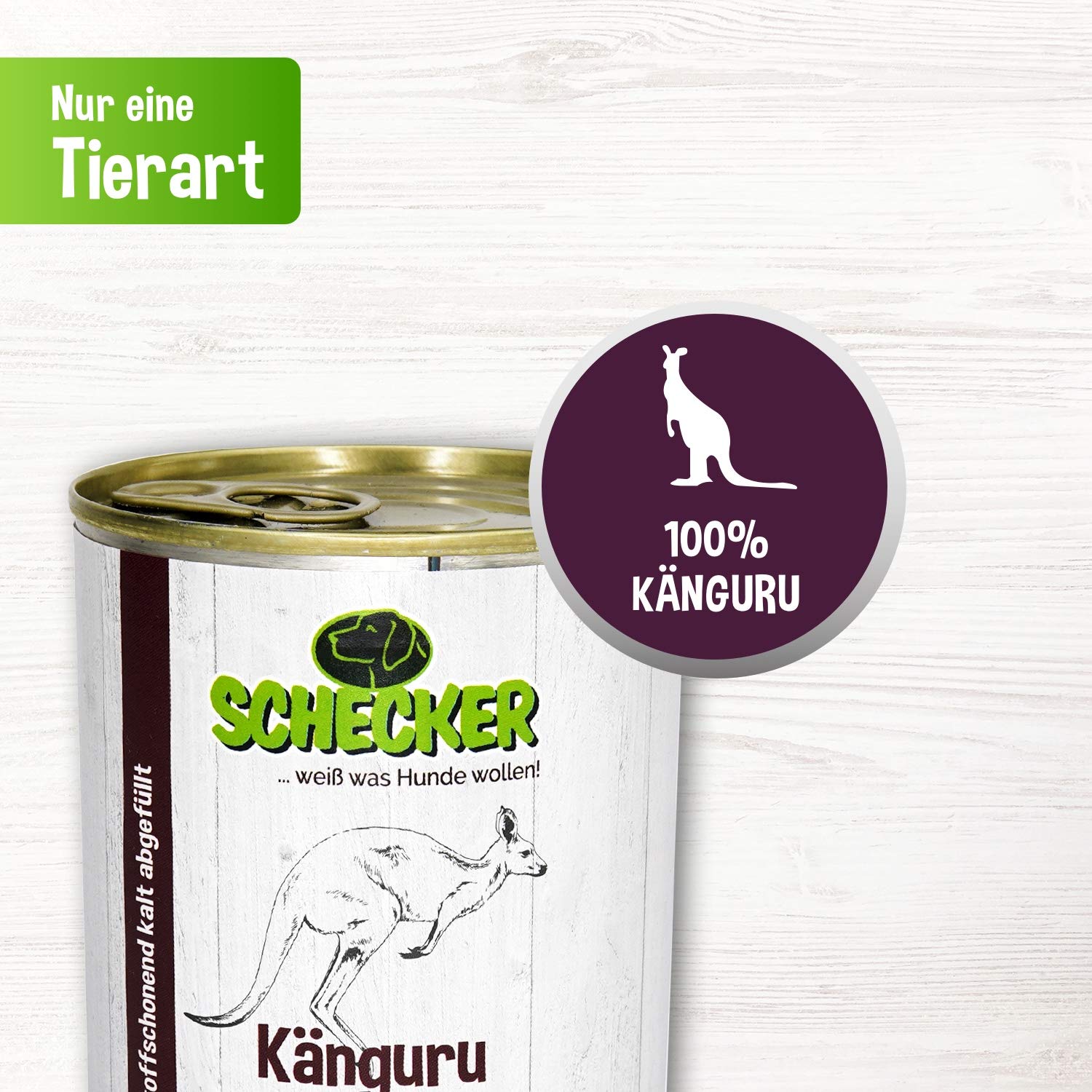 schecker-k-nguru-pur-nassfutter-hund-410g-48er-pack-getreidefrei image 2