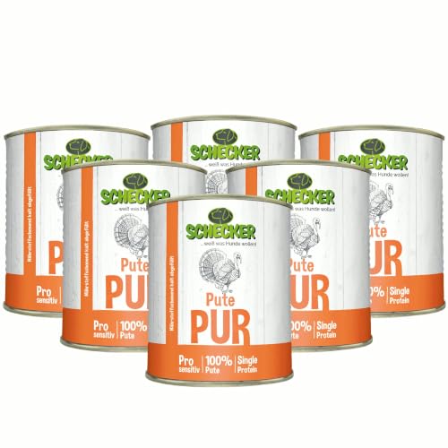 schecker-pute-pur-nassfutter-6x410g-monoprotein-getreidefrei image 7
